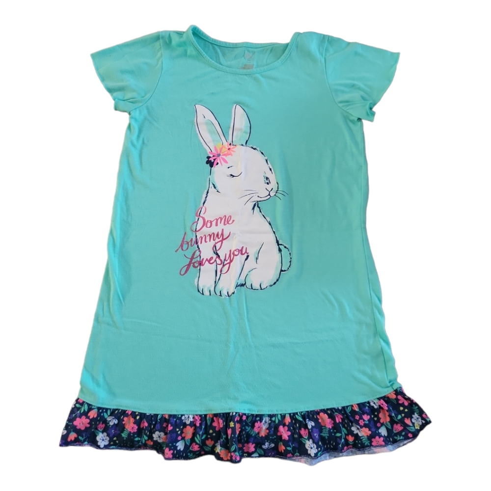 HOST PICK 😊 SO Girl's Night Gown Sz 12 Some Bunny Loves You